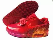 nike air  yeezy 2  infrared ultra breathe boucle magique red,air max 90 pas cher